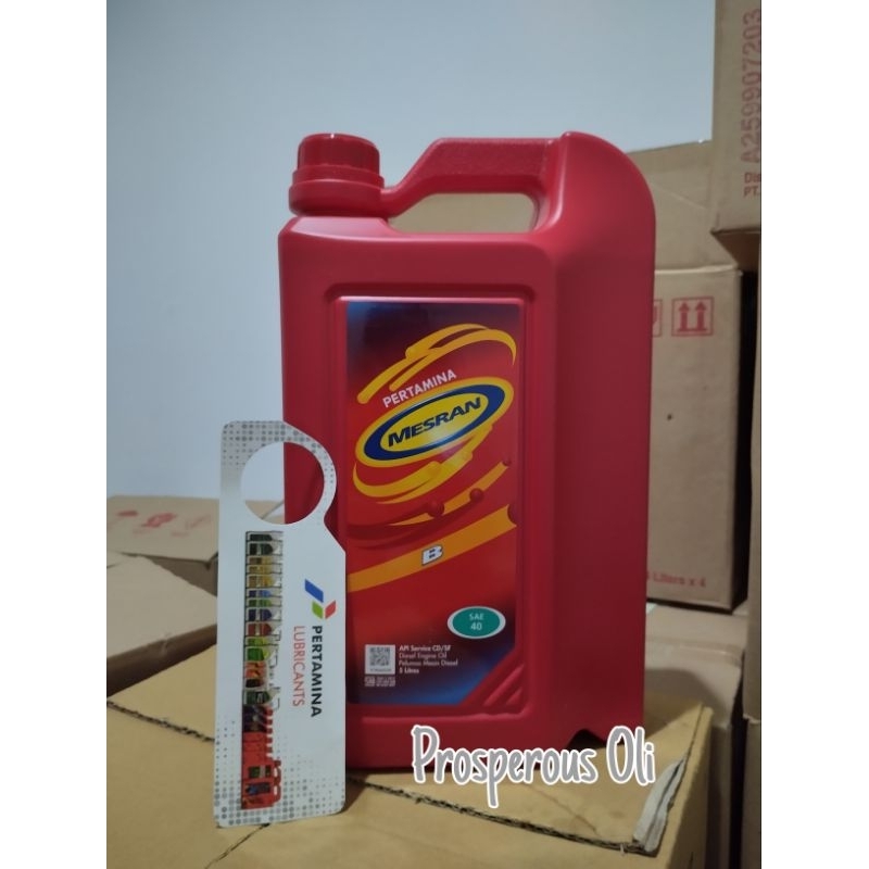 Oli Mesran B40 5 Liter Galon - Oli Pertamina / Oli Diesel / Pelumas Mesin Diesel / Oli Mesin / Oli M