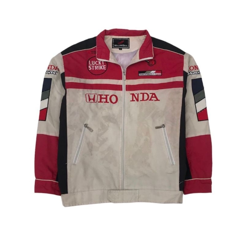 vintage honda x lucky strike jacket