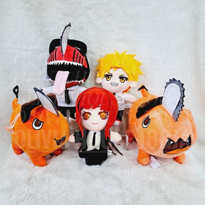 Boneka Chainsawman Boneka Pochita Orange Boneka Denji Pochita
