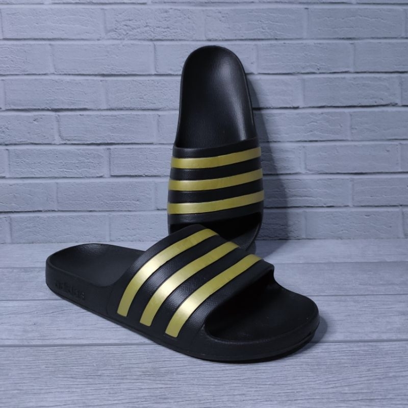 Sandal Adidas Adilette Aqua Slide Black 100% Grade Original Made in Vietnam
