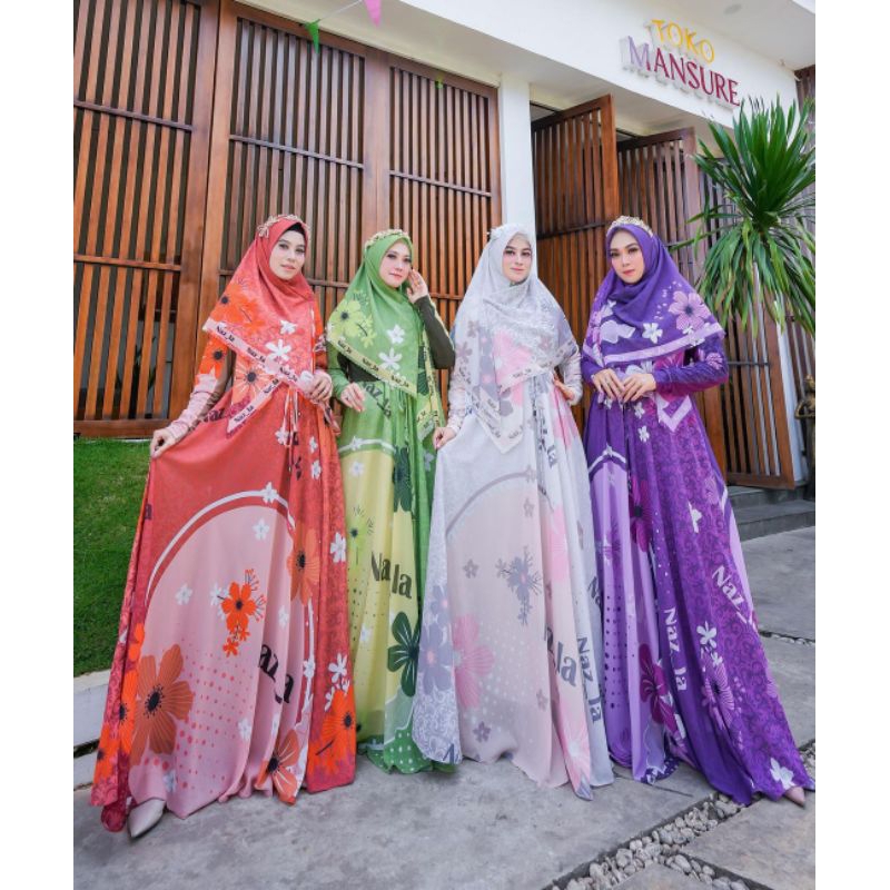 FLOWER SERIES BY NAZLA FASHION/ GAMIS ORIGINAL NAZLA SYARI