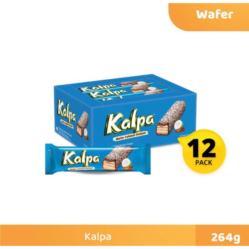 

KALPA wafer coklat kelapa/ isi 12pcs x 22g