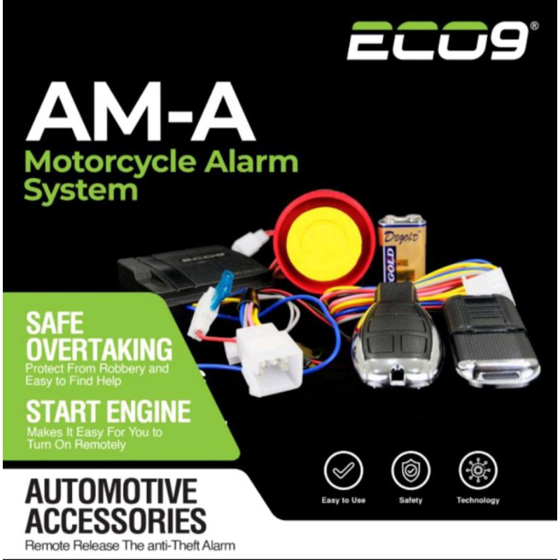 Alarm motor AM-A EC09 motorcycle alarm system