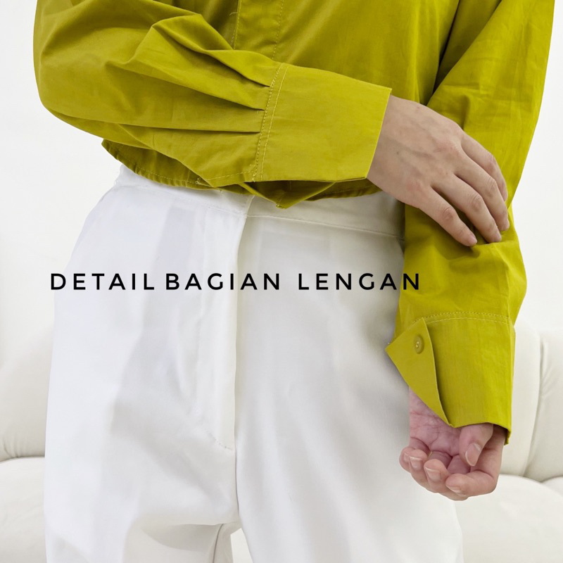 Claude Shirt / Kemeja Basic Poplin Lengan Panjang