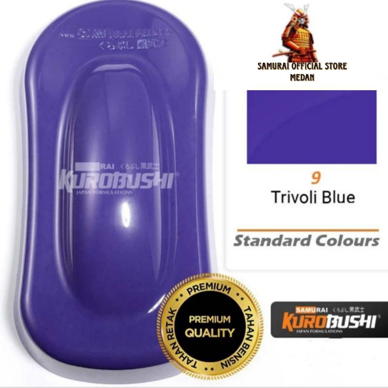Samurai Paint Tivoli blue 9 biru Tivoli solid #9