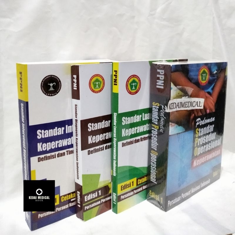 PAKET 4 BUKU SDKI,SLKI,SIKI (3s) DAN (SPO) PEDOMAN STANDAR PROSEDUR OPERASIONAL TERMURAH