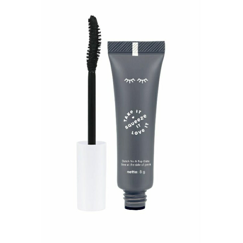 Emina Squeeze Me Up Mascara 8 g Maskara Remaja Black make up mata kecantikan eye eyes