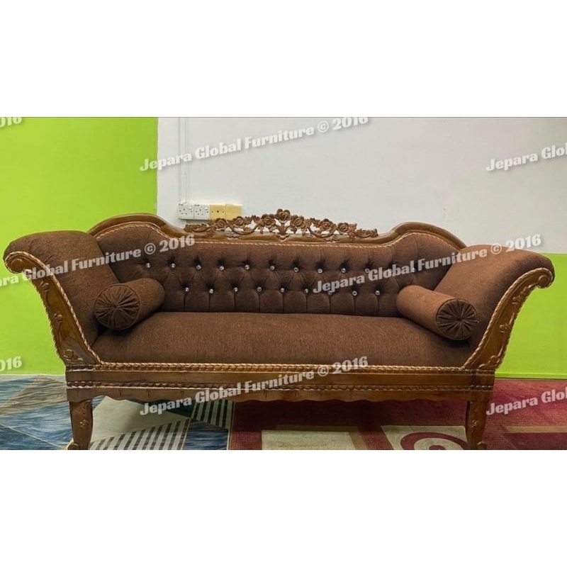 Kursi sofa tamu jati ukir klasik brown godiva ( sofa jati,kursi jati, kursi ukir, sofa ukir jati )