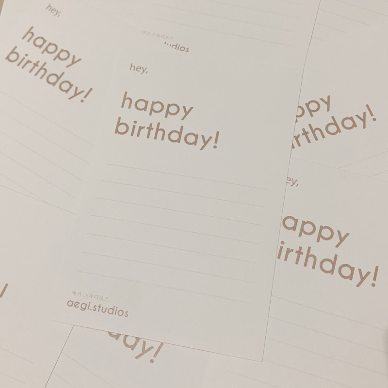 

BIRTHDAY CARD - aegi.studios