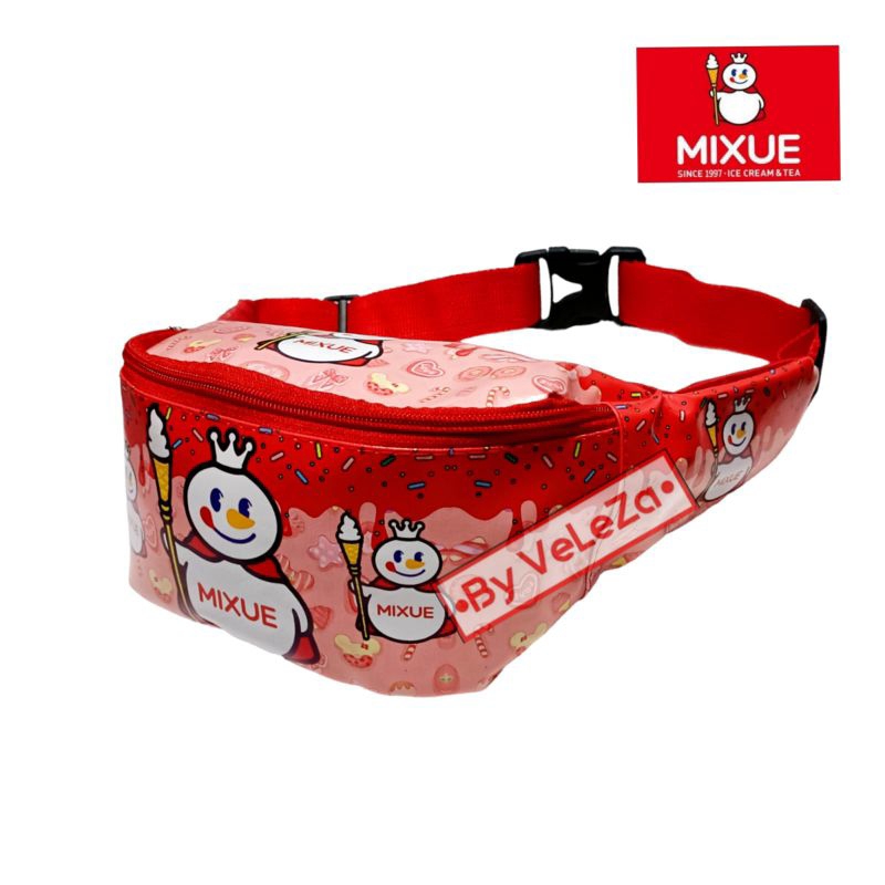 waistbag anak karakter mixuee 2in1 - tas + topi