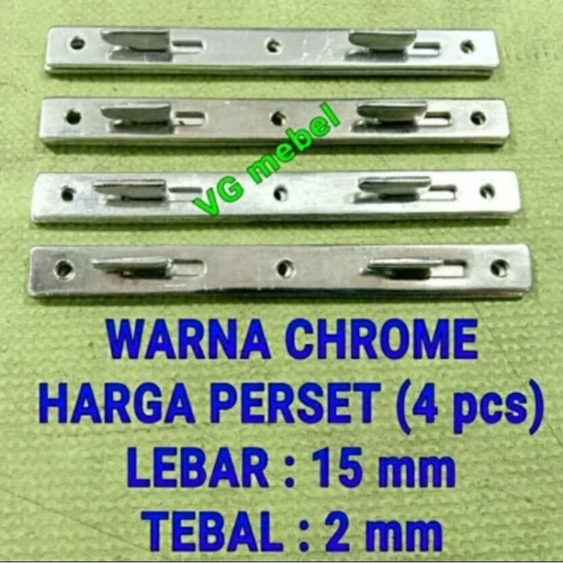Hak Dipan 6" / Bracket Ranjang 15 cm...(Harga Perset)