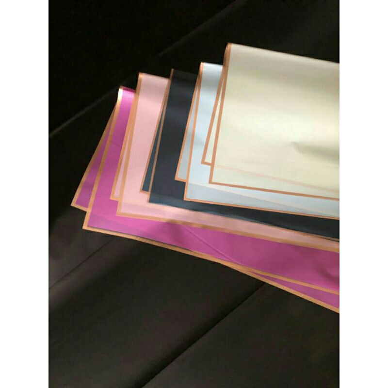 

cellophane gold border （20 LEMBAR）