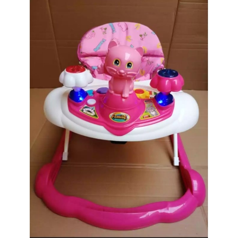 Baby Walker family musik+lampu+mainan