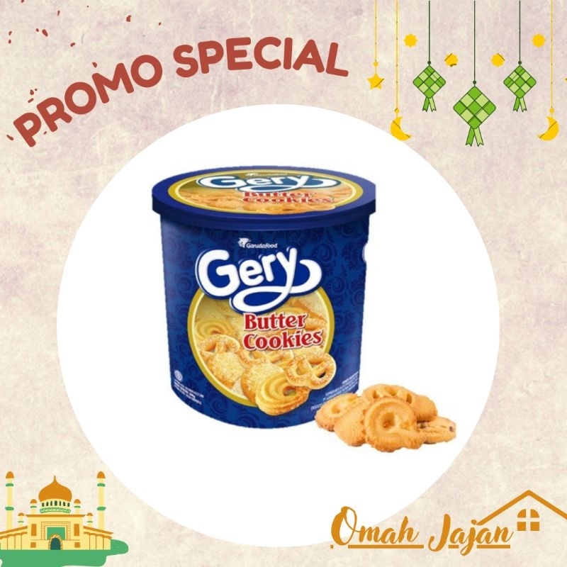 

Kue Lebaran Gerry Butter Cookies 300gram kemasan kaleng