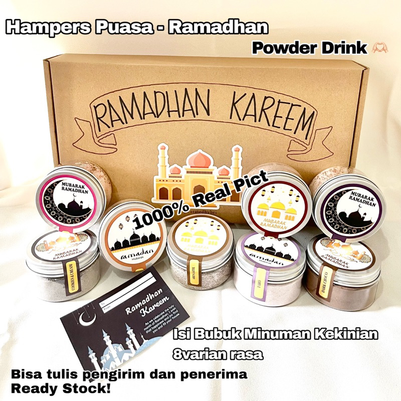 Hampers Puasa Ramadhan Bubuk Minuman Kekinian - Paket A