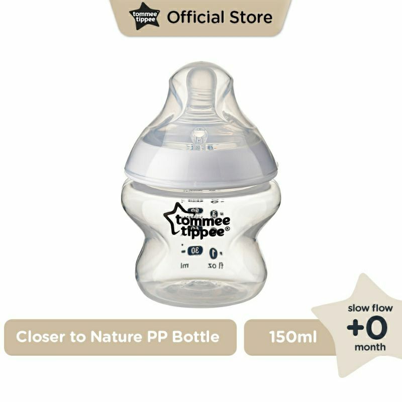 Tommee Tippee - Botol PP Close to Nature Clear 150ml/260ml