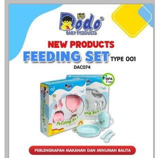 Baby Feeding Set Dodo / Peralatan makan minum bayi