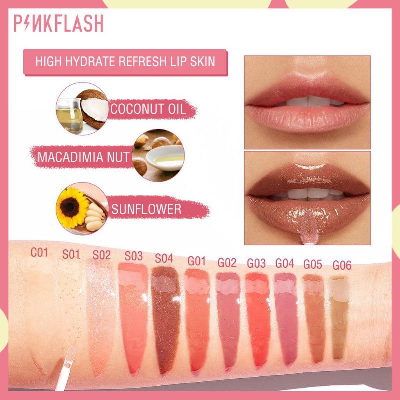 Pinkflash Lasting Glossy Lipgloss 2,3 gr