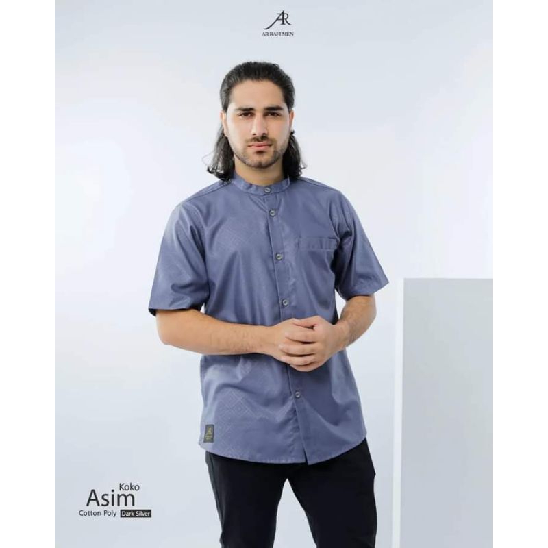 ARRAFI MEN X ARRAFI HIJAB✓KOKO ASIM LENGAN PENDEK✓ATASAN PRIA✓