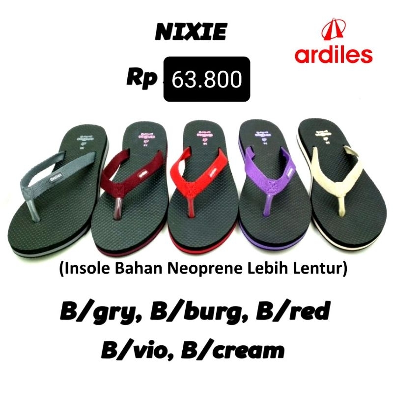 sandal wanita jepit Ardiles NIXIE orginal WAJIB BACA DESKRIPSI...!!!