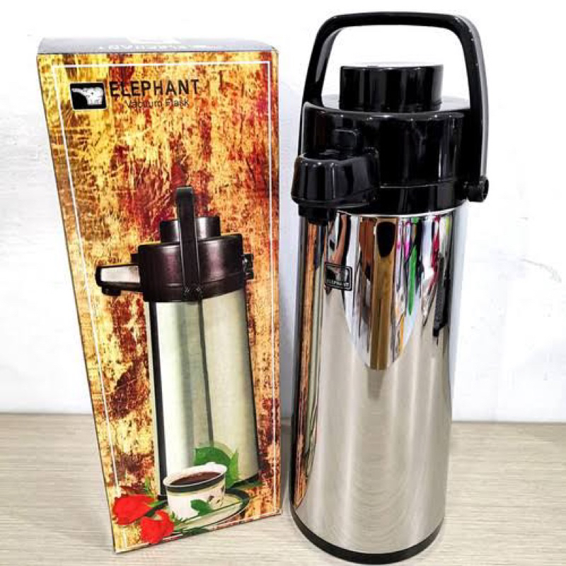 TERMOS VACUUM FLASK ELEPHANT PENCET STAINLESS STEEL ST2500 ST 2500