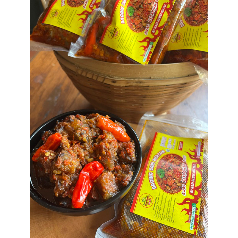 

DAGING SAPI MERCON 200gr / SAMBAL MERCON / DAGING SENGKEL MERCON / SAMBAL PEDAS / SAMBAL SETAN / SAMBAL RAWIT SETAN