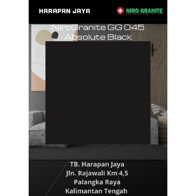 Niro Granite GG 045 Absolute Black 60x60