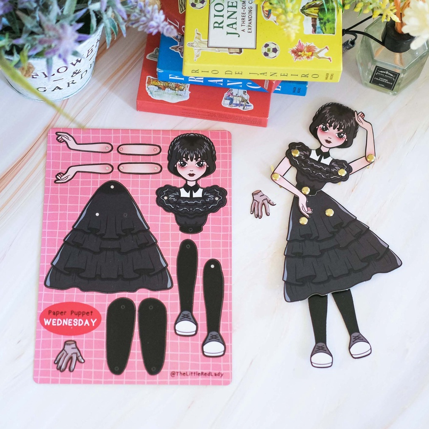 littleredlady - “PAPER PUPPET” series (Bepe bepean, Wayang Orang, Paper Doll, Bongkar Pasang, Barbie