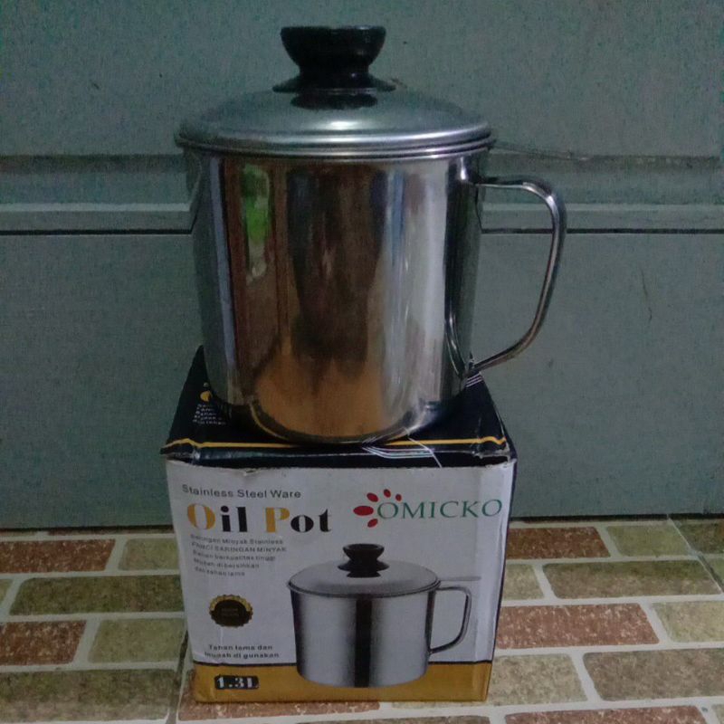 Saringan Minyak Stainless+Saringan