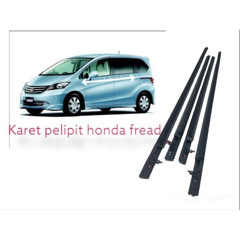 karet plipit kaca luar Honda Freed