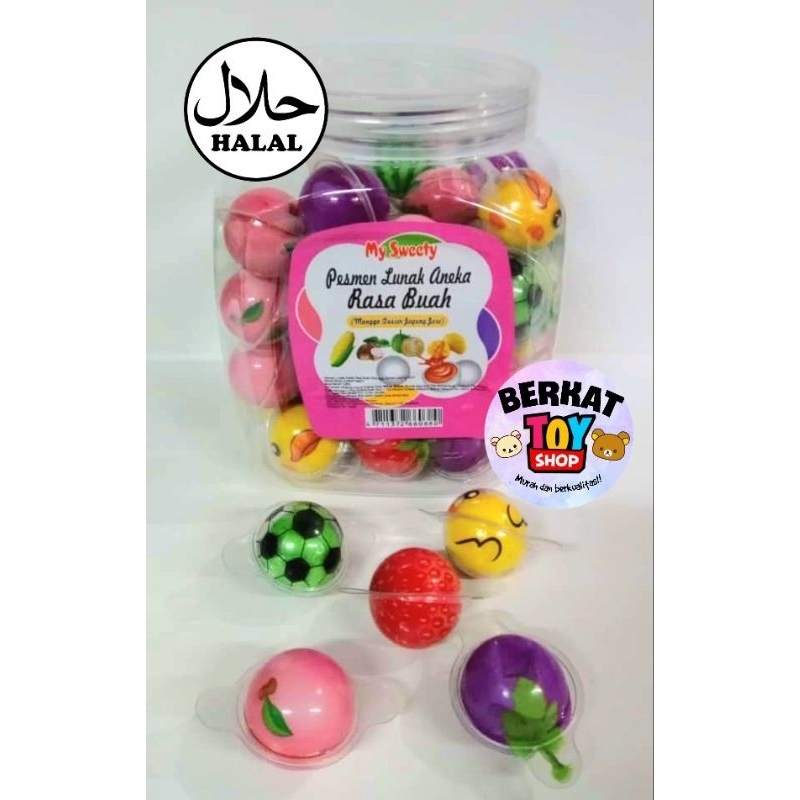 Permen Cemilan Snack Jelly Viral Tiktok Trolli Selai Buah Halal Lezat (isi 50 pcs)