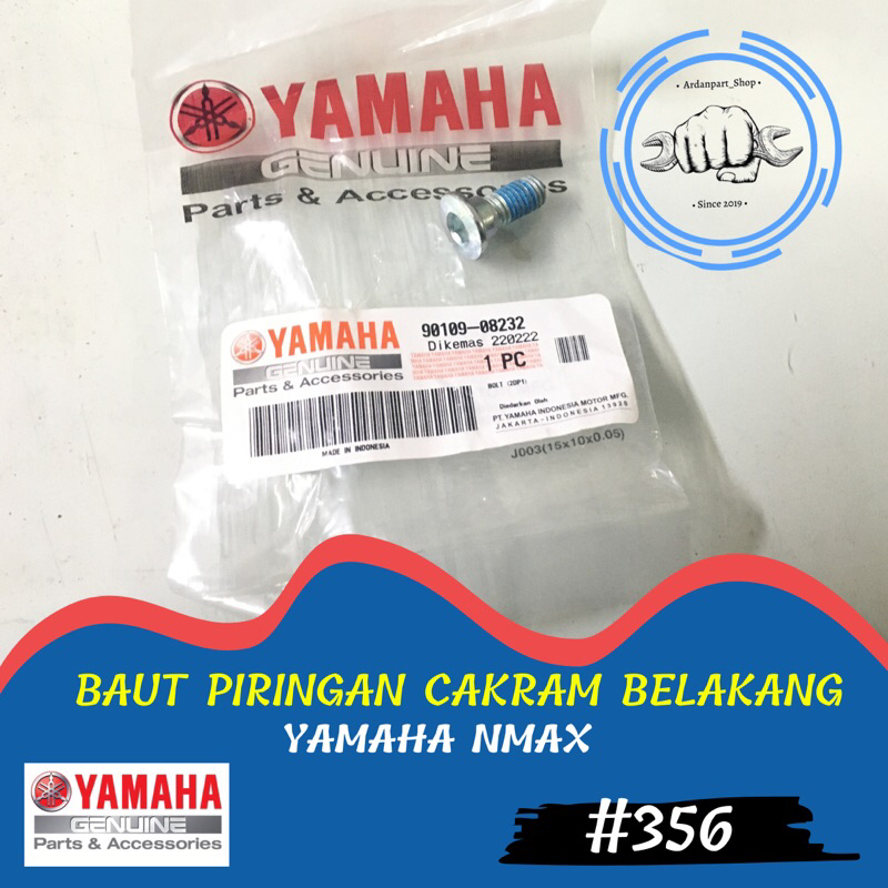 BAUT PIRINGAN CAKRAM BELAKANG NMAX ORIGINAL YAMAHA 90109-08232