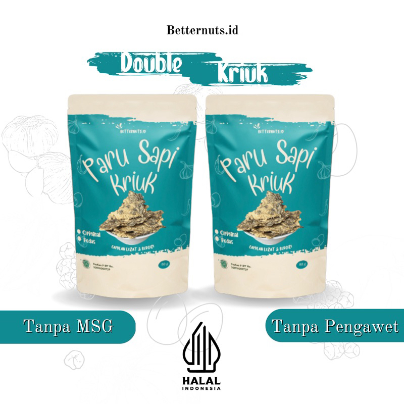 

DOUBLE PACK PARU SAPI KRIUK KERIPIK PARU SAPI KERIPIK PARU SAPI RENYAH CAMILAN PARU SAPI