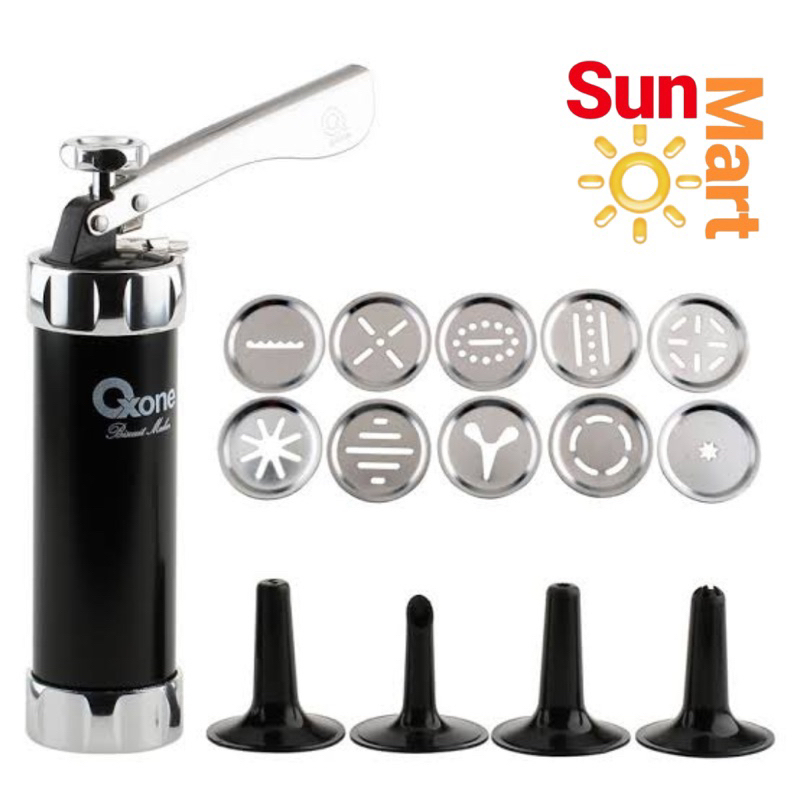 Oxone OX-322 Biscuit Maker Stainless Cetakan Kue Kering Semprit pastry