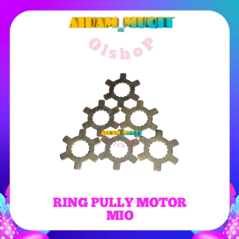 PAKET 2 PCS RING PULLY MIO RING MATAHARI MIO RING PULY MOTOR YAMAHA MIO