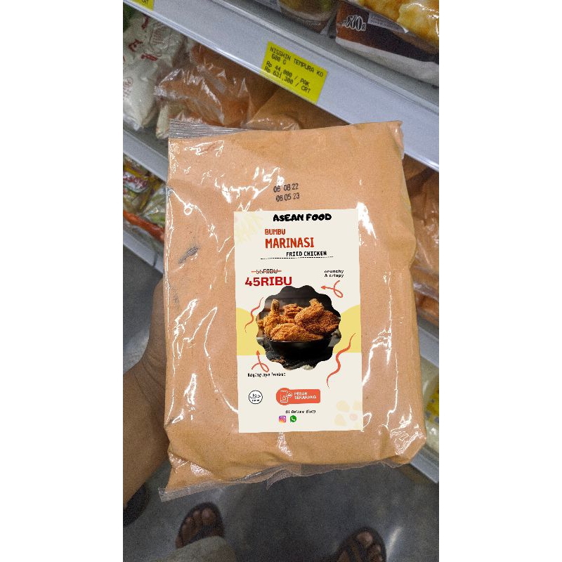 

Bumbu Marinasi Ayam Fried Chicken Crispy 1 Kg