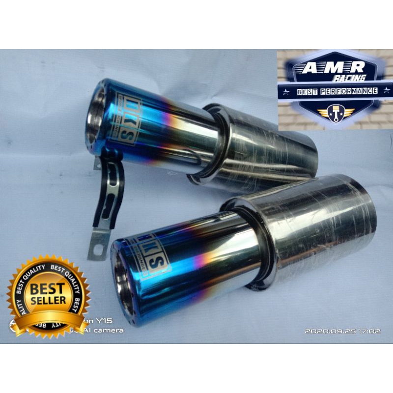 KNALPOT HKS GRONEL BLUE AGIYA,JAS,MOBILIO,KIJANG, AVANZA,XENIA DLL