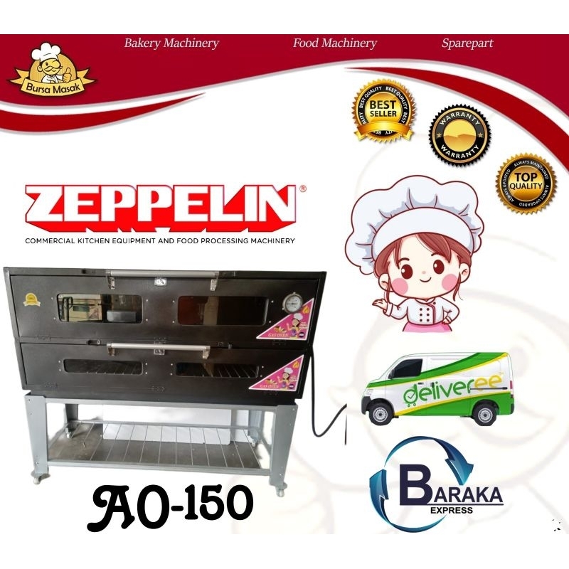 AO Gas Oven Zeppelin 2 Pintu 150cm