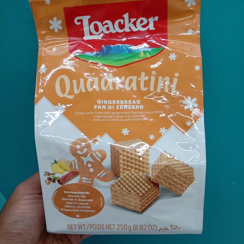 

loacker quadratini gingerbread 250gr