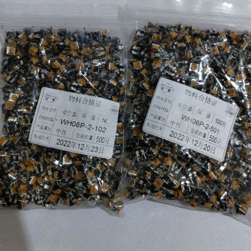 Vr Kuning per 500pcs - 1K 10K 50K 100K 220R 500R