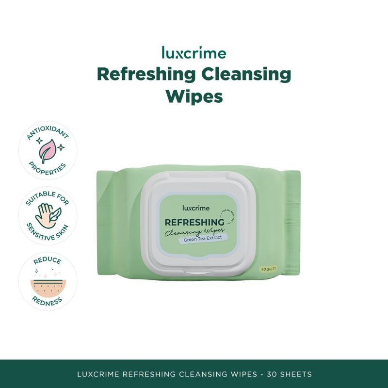 LUXCRIME Refreshing Cleansing wipes | Cleansing balm