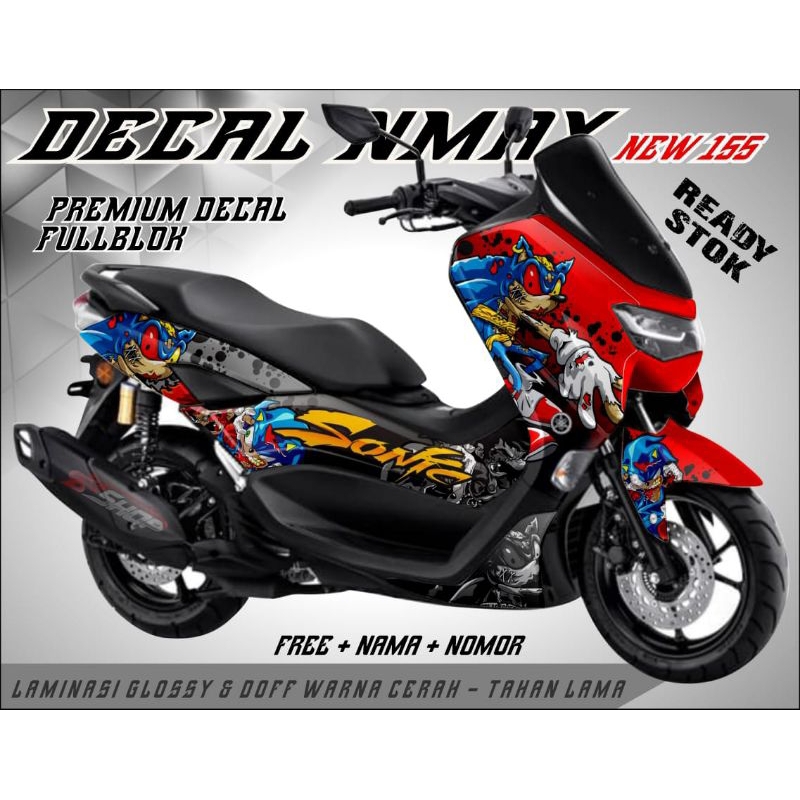 sticker decal variasi Yamaha nmax new/2022 full body striping variasi decal nmax new