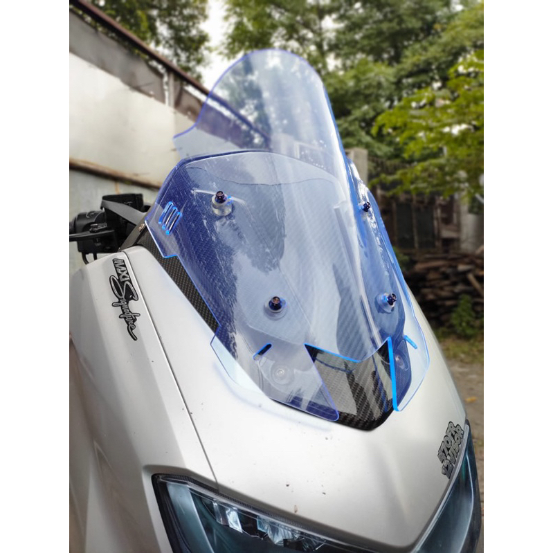 WINDSHIELD VISOR TDR V4 NMAX OLD NMAX NEW TEBAL 4MM