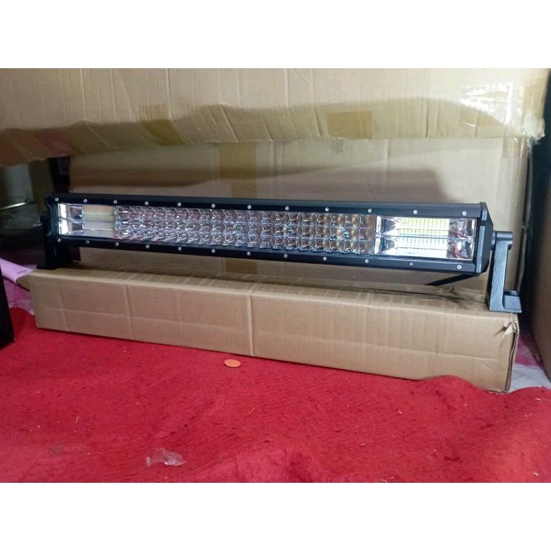 LED bar 2 dan 3 baris  warna putih pekat lampu sorot Ledbar light spot light 57cm..80cm..105cm  sinar putih pekat