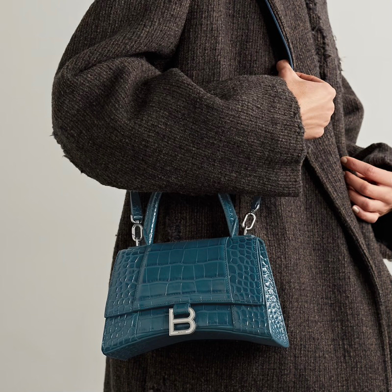 BALENCIAGA Hourglass Small S Top Handle Crossbody Bag Handbag