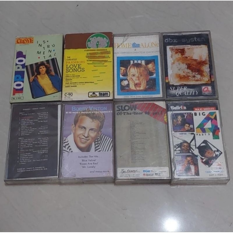 Kaset Pita Lagu Mancanegara 8 kaset