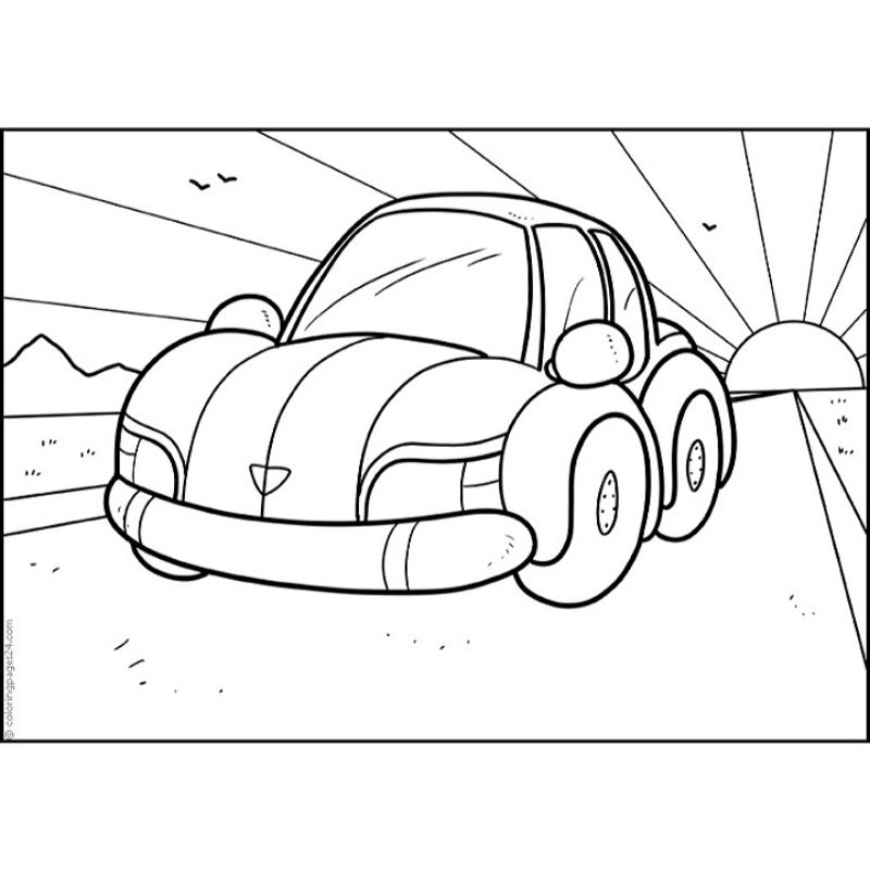 

Gambar Sketsa Mewarnai Edisi Kendaraan Vehicles Mobil 02 / Seketsa Lukis / Drawing Sketch / Kertas Menggambar A4