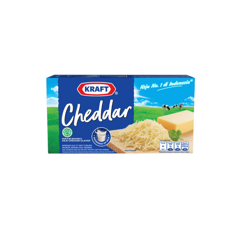 

keju kraft cheddar box 160g