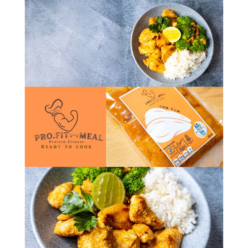 

ProfitMeal Dada Ayam Marinasi TOMYAM - Dada ayam Diet - Ayam siap Masak - Dada ayam - Dada ayam Fillet - Makanan diet