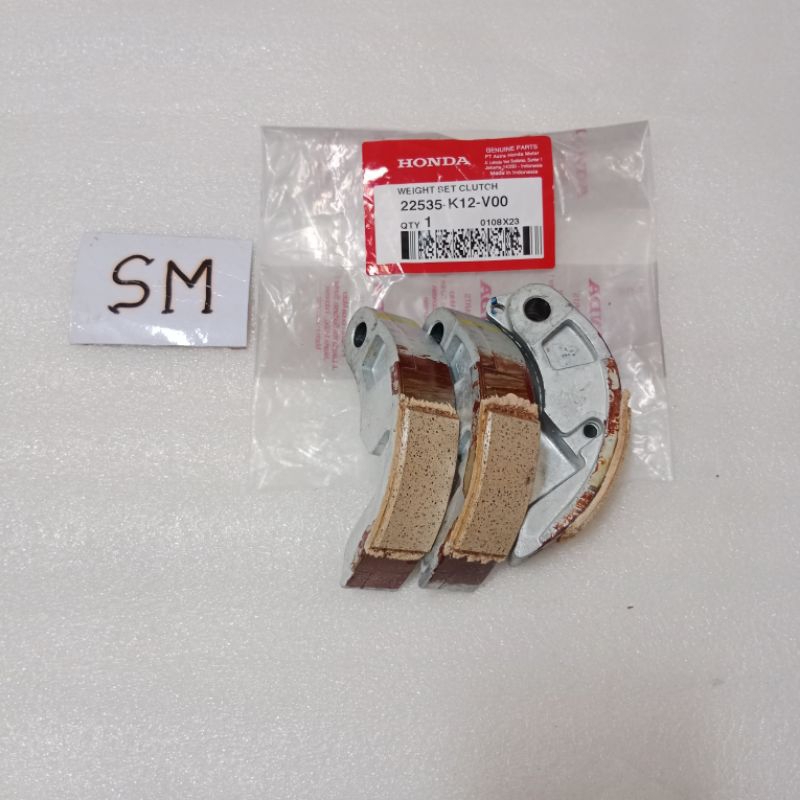 Kampas ganda PCX 150 22535-K12-V00 Asli Original Honda